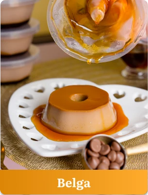 Pudim Chocolate Belga - Rainha do Pudim